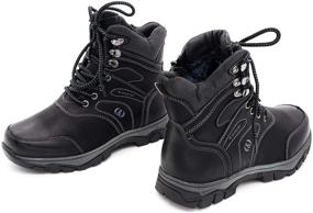 img 1 attached to Explorers Paradise: Children's Hiking Waterproof Weather Outdoor Boys' Shoes