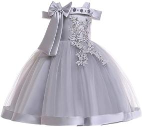 img 3 attached to 👗 Sleeveless Toddler Vintage Girls' Clothing for Dresses - Ideal Bridesmaid Attire for Toddlers