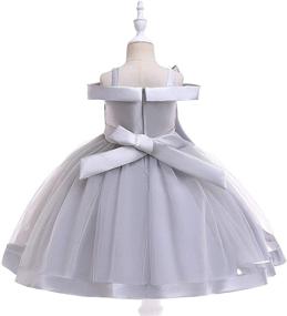 img 1 attached to 👗 Sleeveless Toddler Vintage Girls' Clothing for Dresses - Ideal Bridesmaid Attire for Toddlers