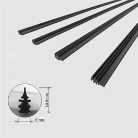 img 3 attached to 🏞️ 2-Pack of 26-inch Silicone Windshield Wiper Blade Refills