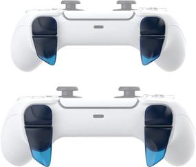 img 1 attached to 🎮 Clear Blue PlayVital 2 Pair Shoulder Button Extenders for PS5 Controller - Enhance Gaming Experience and Adjusters for PlayStation 5 Controller