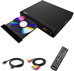 img 4 attached to 📀 Ultimate Compact DVD Player for TV - Multi-Region, MP3, DVD CD - HDMI/AV/USB/MIC - Perfect for Home Entertainment (not Blu-ray DVD Player)