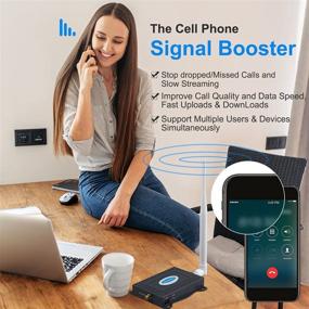 img 3 attached to AT&T Cell Phone Signal Booster - Boost AT&T Signal 4G LTE 5G T-Mobile US Cellular Cricket Band 12/17 - ATT Cell Phone Booster - Enhance AT&T Cell Signal, Amplifier, Extender - Home Boost Data/Call