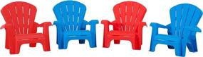 img 4 attached to 🪑 Outdoor Plastic Chairs for Kids by AmazonBasics