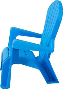 img 1 attached to 🪑 Outdoor Plastic Chairs for Kids by AmazonBasics