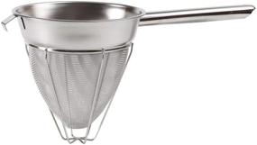 img 1 attached to 8-inch Winco CCB-8R Bouillon Strainer with Stainless Steel Reinforcement - 1 Each