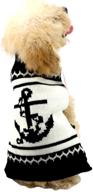 🎃 stylish nacoco pet anchor dog sweater: perfect halloween & christmas costume for cats and puppies! логотип