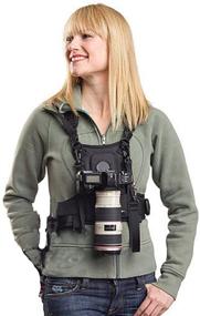 img 3 attached to Nicama Camera Chest Harness Vest with Secure Straps | Compatible with Canon Nikon Sony Panasonic Olympus DSLR Cameras | Ideal for Hiking and Outdoor Photography