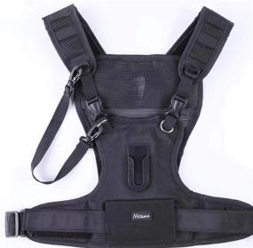 img 4 attached to Nicama Camera Chest Harness Vest with Secure Straps | Compatible with Canon Nikon Sony Panasonic Olympus DSLR Cameras | Ideal for Hiking and Outdoor Photography