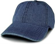 stay fashionable with the trendy apparel shop low profile unstructured denim garment washed baseball cap logo