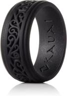 kauai silicone wedding band for men: sleek, classy, and solid - elevated comfort and timeless elegance for pro-athletic performance logo