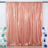 📷 shidianyi 4ftx6ft-blush-sequin photo backdrop: perfect for weddings, photo booths, and photography logo
