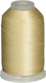 img 1 attached to 🧵 Premium 2-Ply Soft Cotton Thread (60wt) - 1000 yd, Natural Color