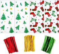 christmas cellophane goodies packaging supplies gift wrapping supplies logo