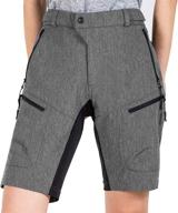 cycorld womens mountain bike mtb shorts fashion breathable pockets outdoor recreation for outdoor clothing logo
