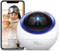 ngteco wifi baby monitor and pet camera for home security - 1080p pan tilt indoor ip nanny camera with night vision, 2-way audio, motion detection, and 24/7 live video logo