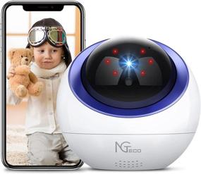 img 4 attached to NGTeco WiFi Baby Monitor and Pet Camera for Home Security - 1080P Pan Tilt Indoor IP Nanny Camera with Night Vision, 2-Way Audio, Motion Detection, and 24/7 Live Video