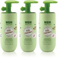 premium wbm care baby 8617-3pk natural liquid hand soap-honey, wheatgerm & organic olive oil, (pack of 3), 6.8 oz, 6 fl oz - gentle and nourishing skincare for your little one logo