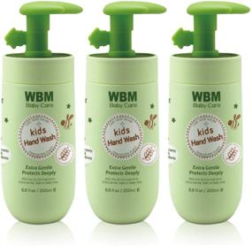 img 4 attached to Premium WBM Care Baby 8617-3PK Natural Liquid Hand Soap-Honey, Wheatgerm & Organic Olive Oil, (Pack of 3), 6.8 oz, 6 Fl Oz - Gentle and Nourishing Skincare for Your Little One