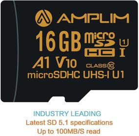 img 3 attached to 💾 Amplim 16GB Micro SD Card 4 Pack with Memory Adapter - MicroSDHC Class 10 UHS-I U1 V10 TF Extreme High Speed Compatible with Nintendo-Switch, GoPro Hero, Raspberry Pi, Galaxy Phone, Camera, Tablet, PC