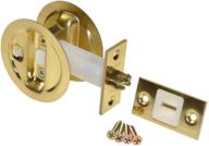 🔐 johnson hardware brass pocket door privacy lock: securing your door with elegance логотип