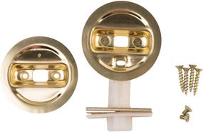 img 3 attached to 🔐 Johnson Hardware Brass Pocket Door Privacy Lock: Securing Your Door with Elegance