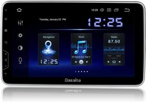 img 4 attached to 🚗 Dasaita 10" Rotatable Screen 2din Android 10.0 Car Stereo: Carplay, Android Auto, GPS, DSP System, 4G Ram 64G Rom, 15Band EQ