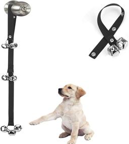 img 4 attached to 🔔 Upgraded Dog Doorbells for Potty Training and Going Outside - Premium Quality Puppy Bells for Dog Lovers - 3 Snap Length Adjustment - Suitable for Cats and Dogs