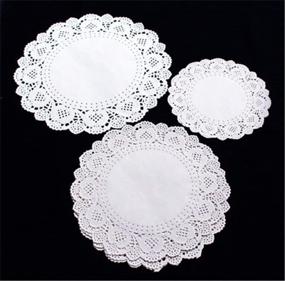 img 4 attached to HAKSEN Combo of Paper Lace Doilies