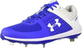 img 4 attached to Under Armour Baseball Royal White Men's Shoes and Athletic