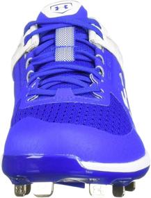 img 3 attached to Under Armour Baseball Royal White Men's Shoes and Athletic
