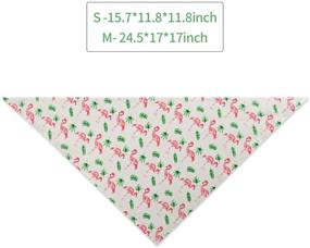 img 2 attached to 🐶 Adjustable Dog Bandanna and Summer Scarf by Vaburs - Washable Bibs for Small, Medium, and Large Dogs