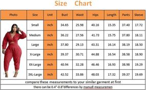 img 1 attached to Womens Casual Jumpsuit Bodycon Pockets Women's Clothing for Jumpsuits, Rompers & Overalls