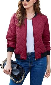 img 4 attached to Zeagoo Womens Classic Quilted Jacket Women's Clothing for Coats, Jackets & Vests