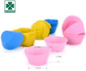 img 3 attached to Silicone Cupcake Reusable Nonstick Accessoriess