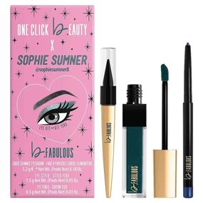 img 2 attached to One Click Beauty b.FABULOUS 3-Piece Eye Kit, Long-lasting Makeup for Sparkling Enhancement