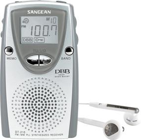 img 4 attached to 📻 Sangean DT-210: FM-Stereo/AM Pocket Radio with PLL Synthesized Tuning for Exceptional Reception