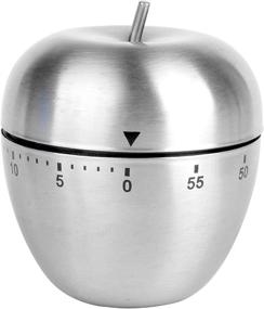 img 4 attached to Jayron Mechanical Timer: Loud Alarm 60-Minute Countdown Kitchen Timer - Stainless Steel, Perfect Christmas Gift for Kids and Seniors!