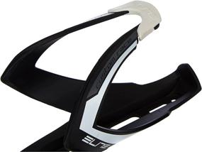 img 1 attached to Custom Race Water Bottle Cage Elite 0061676 - Black/White