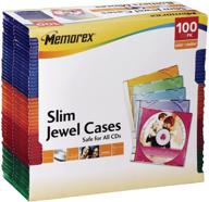 📀 оптимизировано для seo: memorex slim cd jewel case 5 мм (набор из 100 штук) в различных цветах. логотип