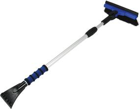 img 4 attached to 🧹 Versatile Mallory 583-EP Snow Brush: Pivot Head, Extendable Aluminum Pole- 34 to 52 Inches