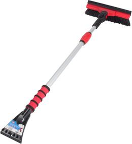 img 3 attached to 🧹 Versatile Mallory 583-EP Snow Brush: Pivot Head, Extendable Aluminum Pole- 34 to 52 Inches