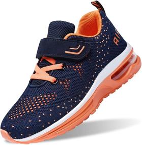 img 4 attached to Girls' Athletic Lightweight Sneakers - Autper Running Shoes