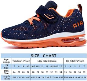 img 3 attached to Girls' Athletic Lightweight Sneakers - Autper Running Shoes