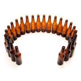 img 1 attached to 🍻 Case of 24 FastRack Amber Beer Bottles - 12 oz Longneck