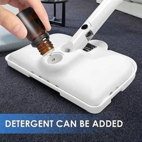 img 1 attached to 🧹 Moolan 12-in-1 Steam Mop: Advanced Floor Steam Cleaner with Water Filtration, LCD Display - Ideal for Hardwood, Tile, Grout, Laminate, Carpet & Kitchen Stains