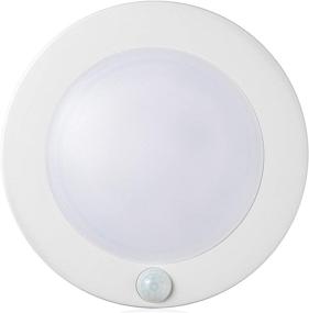 img 4 attached to 💡 Myth Realm LED Flush Mount Ceiling Light Fixture with Motion Sensor - 7", 3CCT 3000/4000/5000K, Waterproof, Opaque Shade, Plastic Frame - Ideal for Room, Hallway, Garage, and Basement