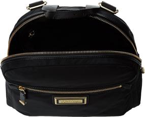 img 2 attached to Calvin Klein Belfast Nylon Key Item Backpack - Black with Gold Accents