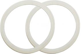 img 4 attached to 🔒 Premium 2-Pack OEM Replacement White Rubber Seals for 14 & 30oz Stainless Steel Tumbler Lids - Compatible with Yeti, RTIC, Ozark Trail, Atlin, Beast