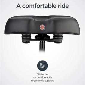 img 2 attached to 🚲 Optimized Schwinn Comfort Bicycle Seat for Enhanced Riding Experience